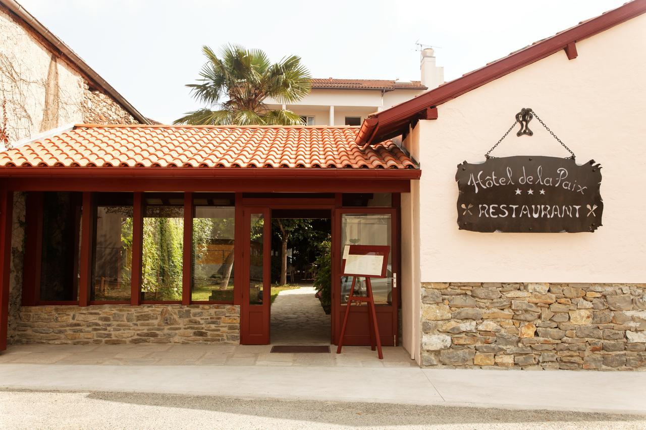 Hotel-Restaurant De La Paix Saint-Palais  Exterior photo